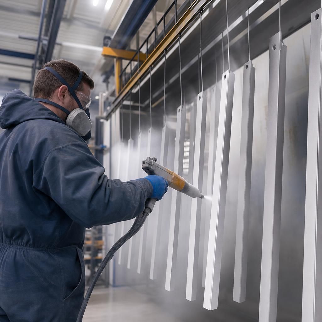 Diverse colour options in powder coating