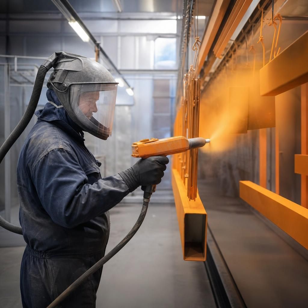 Overview of the powder coating process