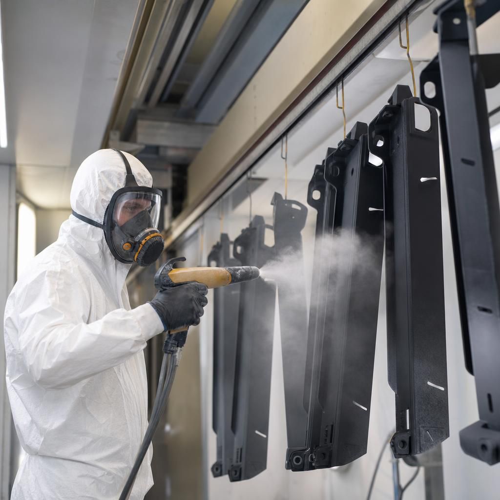 Application of Protective Powder Coating